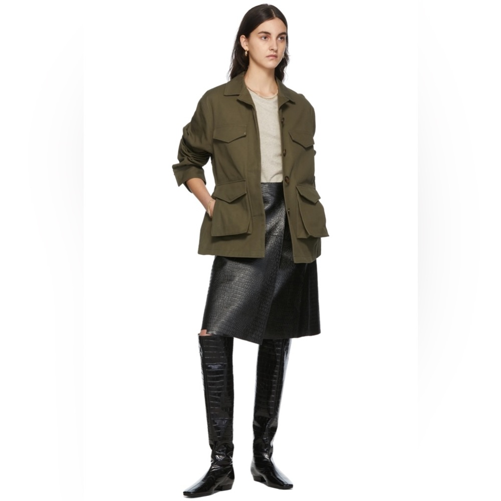 Toteme Khaki Army Jacket 34